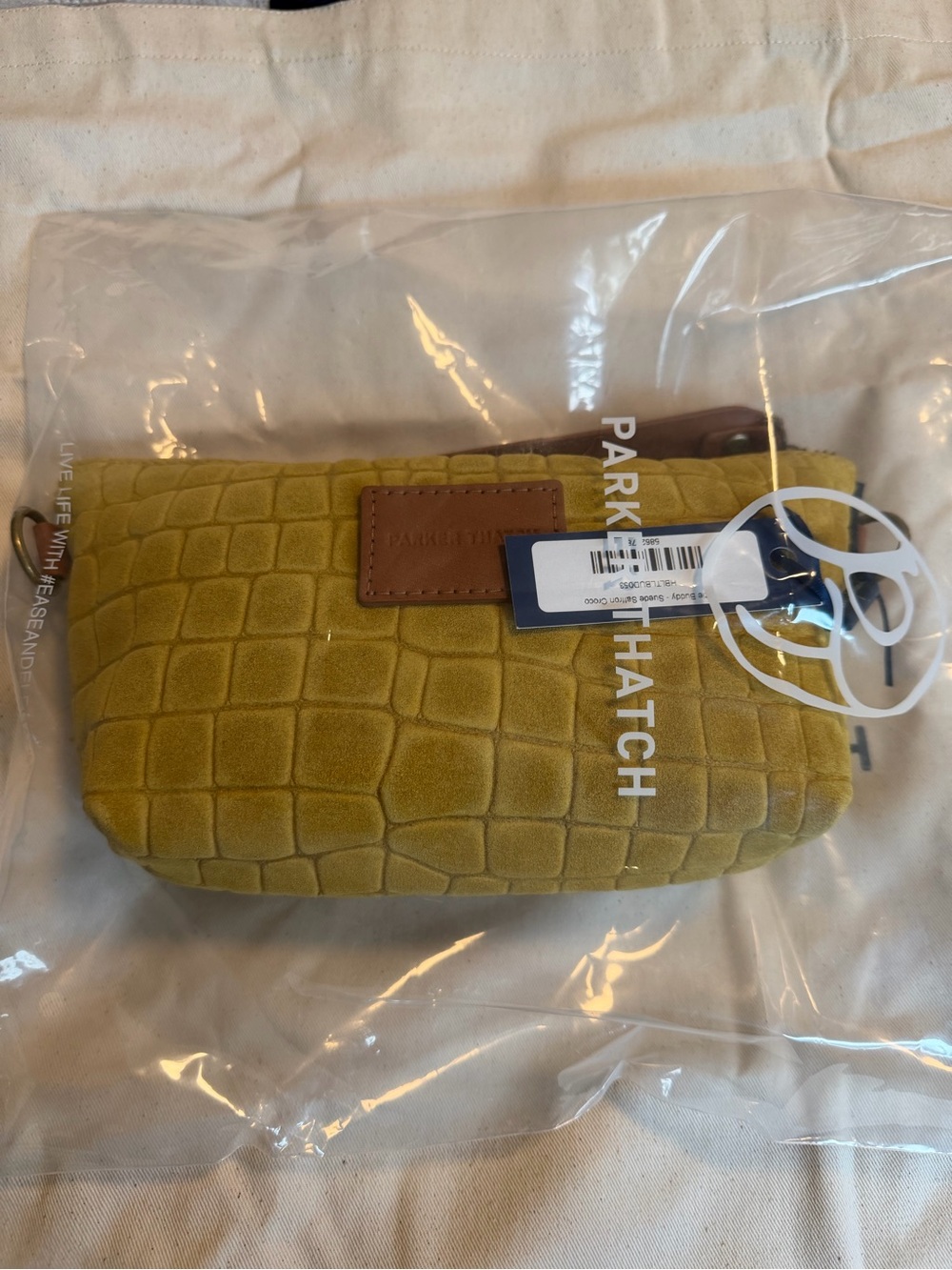 Parker Thatch: Little Buddy - Suede Saffron Croco NWT! - Picture 15 of 15